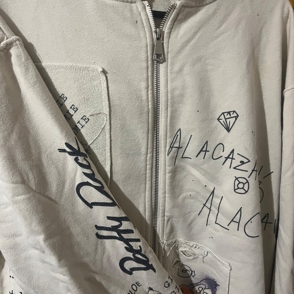 13De MARZO DAFFY DUCK SKETCH ZIP HOODIE - Picture 2 of 6